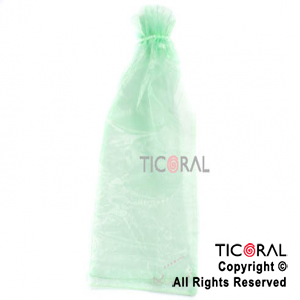 BOLSA ORGANZA 31X14 CM VERDE HS1298-4 x 1